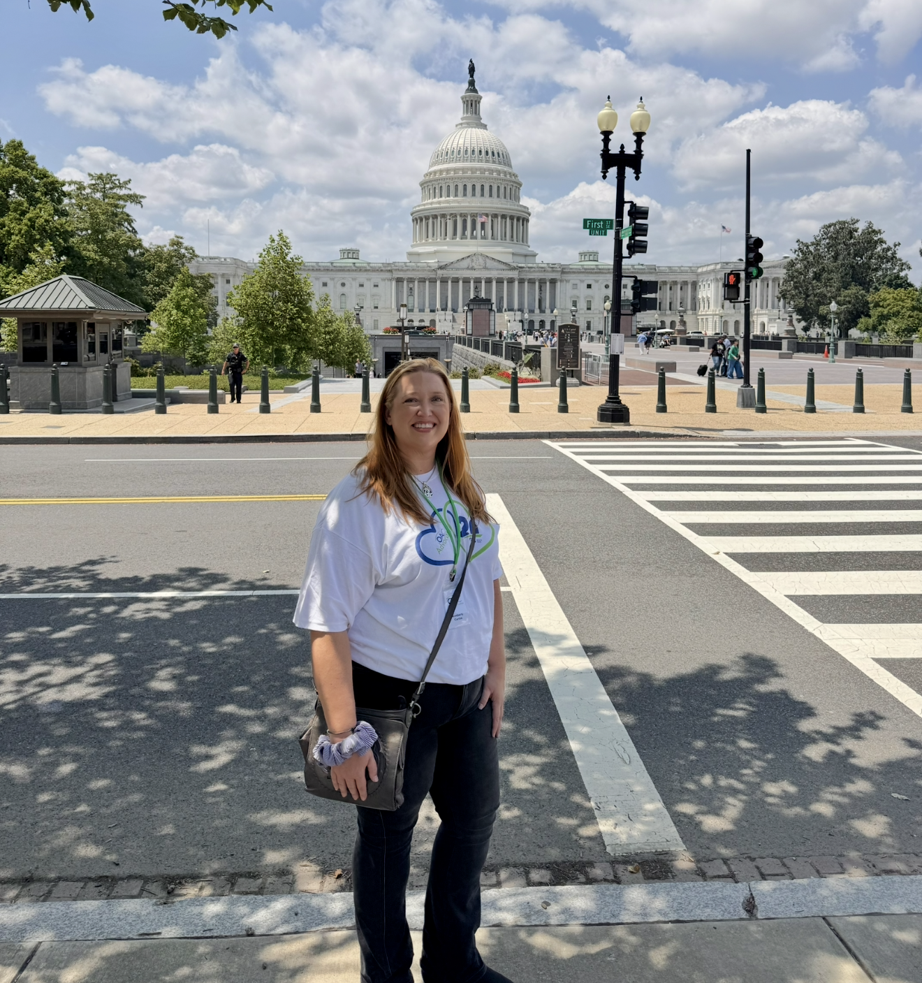 Kim Carlos at the U.S. Capitol for OAC Advocacy Day